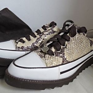 Donald Pliner NEW Snakeskin Leather Retail $228